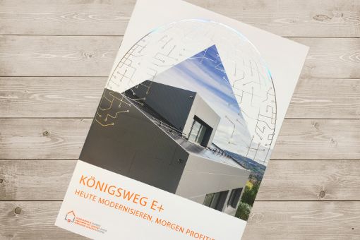 Königsweg e+ Rückseite mit Logo